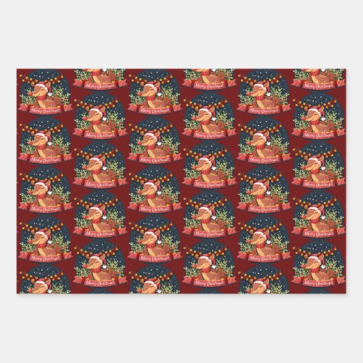 KerstKind Collectie Inpakpapier Vel (Voorkant 2)