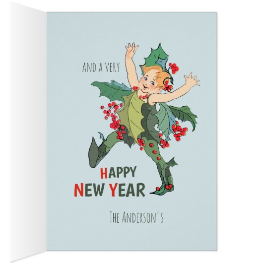 Kerstkind Elizabeth Gordon CC0581-kaart (Binnen (Rechts))