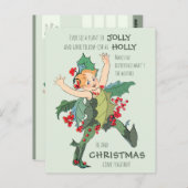 Kerstkind Elizabeth Gordon CC1076 Briefkaart (Voorkant / Achterkant)