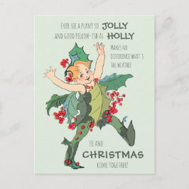 Kerstkind Elizabeth Gordon CC1076 Briefkaart