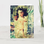 Kerstkind Feestdagen Kaart (Voorkant)