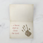 Kerstkind Feestdagen Kaart (Binnen)