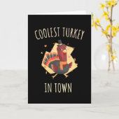 Kerstkind Outfit Koelste Kalkoen In De Stad Kaart (Gele Bloem)