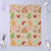 Kerstkind van gemberkoek Cadeaupapier Tissuepapier (Craft)