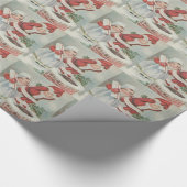  kerstkinderen cadeaupapier (Hoek)