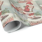  kerstkinderen cadeaupapier (Rol Hoek)