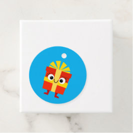 Kerstkinderen Gift Tag met Aan/Van Kerstman  Bedankjes Labels