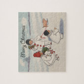  kerstkinderen legpuzzel (Verticaal)