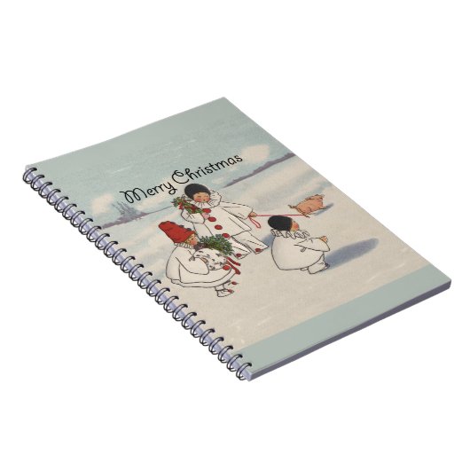  kerstkinderen notitieboek (Rechterzijde)