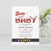 Kerstkindje Vakantie Kerstborrel Kaart (Staand voorkant)