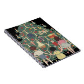 Kerstkindjes uit het verleden rond een versierde k notitieboek (Rechterzijde)