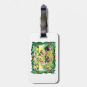 Kerstkip Bagagelabel (Achterkant verticaal)