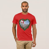 Kerstkip * Barred Rock Chicken T-shirt (Voorkant volledig)