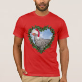 Kerstkip * Barred Rock Chicken T-shirt (Voorkant)