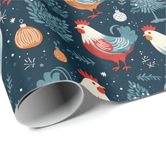 Kerstkip Cadeaupapier (Rol Hoek)