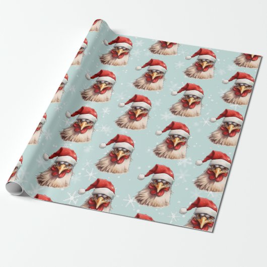 Kerstkip Cadeaupapier (Uitgerold)