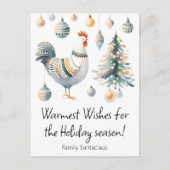 Kerstkip  feestdagenkaart (Voorkant)