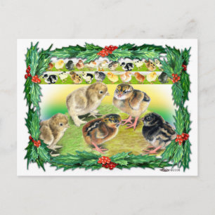 Kerstkip Feestdagenkaart