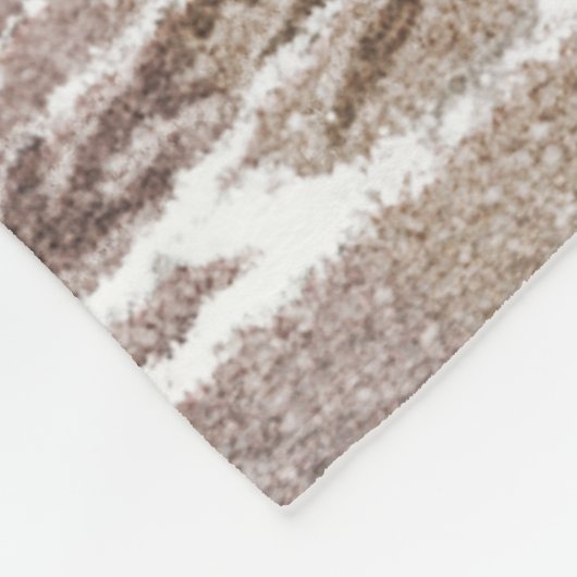 Kerstkip Fleece Deken (Hoek)