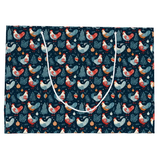 Kerstkip Groot Cadeauzakje (Achterkant)