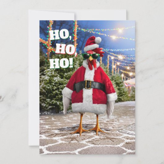 Kerstkip Kaart (Voorkant)