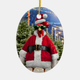 Kerstkip Keramisch Ornament