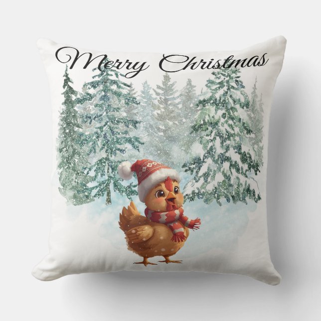 Kerstkip Kussen (Voorkant)