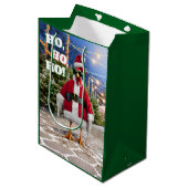 Kerstkip Medium Cadeauzakje (Voorkant Gekanteld)