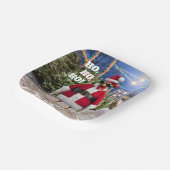 Kerstkip Papieren Bordje (Gebogen)