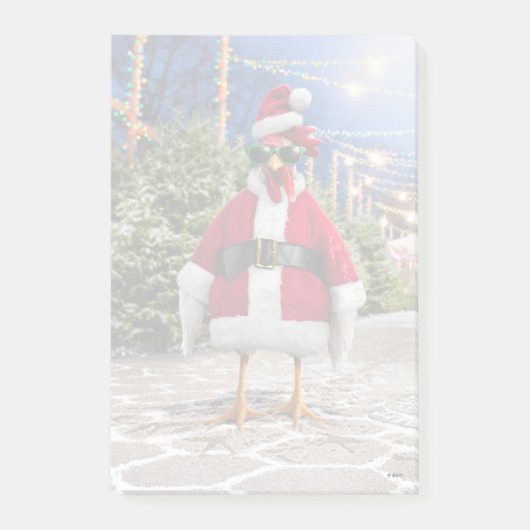 Kerstkip Post-it® Notes (Voorkant)