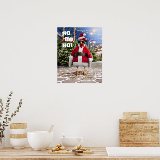 Kerstkip Poster (Keuken)