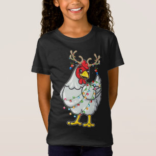 Kerstkip renDER Antlers lampje Pajama F T-shirt