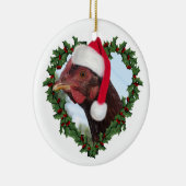 Kerstkip * Rhode Island Red Keramisch Ornament (Rechts)