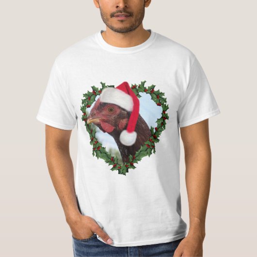 Kerstkip * Rhode Island Red T-shirt (Voorkant)