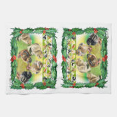 Kerstkip Theedoek (Horizontaal)