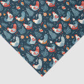 Kerstkip Tissuepapier (Detail)