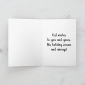 Kerstkipjesboomversiering Kaart (Binnen)