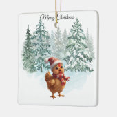 Kerstkipornament Keramisch Ornament (Links)