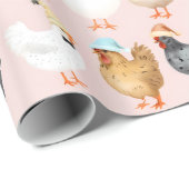 kerstkippen cadeaupapier (Rol Hoek)