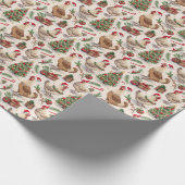 Kerstkippen Inpakpapier (Hoek)