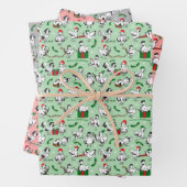 kerstkippen inpakpapier vel (In situ)