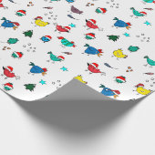 kerstkippen kleur van je choiseonmiddellijke verpa cadeaupapier (Hoek)