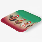 Kerstkippen met lampjes Papieren Borden Papieren Bordje (Gebogen)