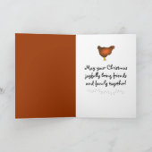 Kerstkippen versieren Kaart (Binnen)