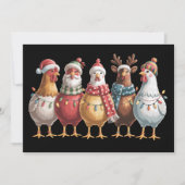 Kerstkippen Xmas Kip Geschenk Boer Liefhebber Feestdagenkaart (Voorkant)