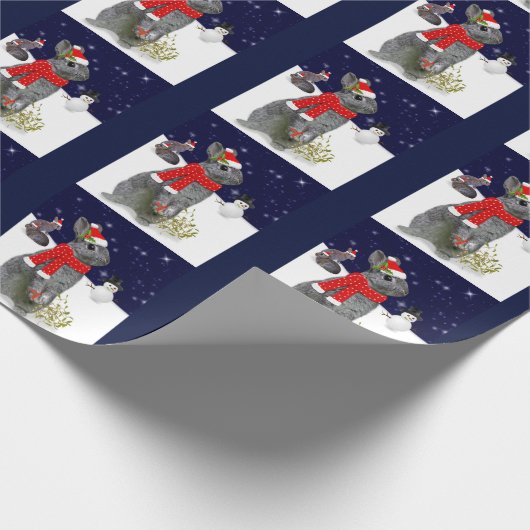 kerstkits (marinepapier) cadeaupapier (Hoek)