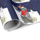 kerstkits (marinepapier) cadeaupapier (Rol Hoek)