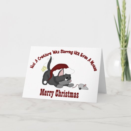 Kerstkitten #6 Kaart (Voorkant)