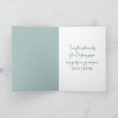 Kerstkitten kijken naar sneeuwvlokken kaart (Binnen)