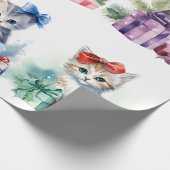 KerstKittens Cadeaupapier (Hoek)